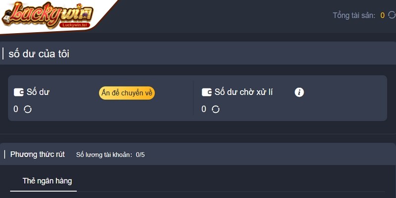Rút tiền Luckywin  là một trong những bước quan trọng nhất